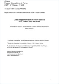 Banta Lavenex et al., 2021 Post-print